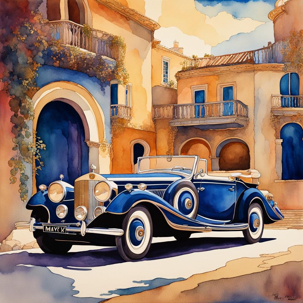 Vintage Mercedes Maybach