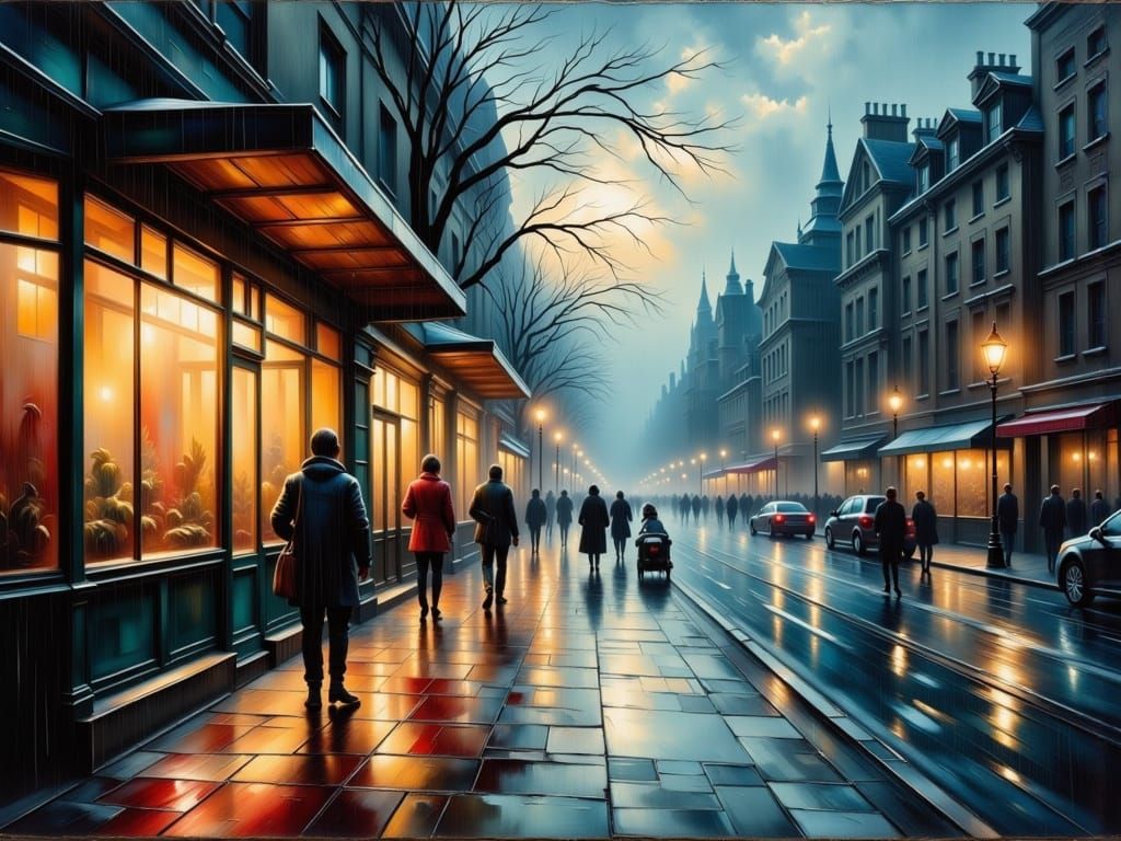 The rain has stopped