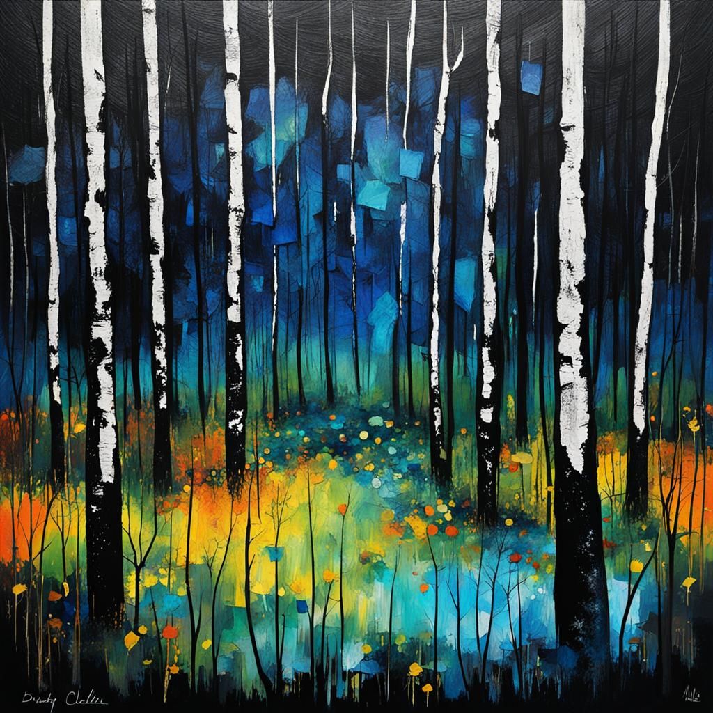 Abstract Woods: Dark, Deep, and Detailed