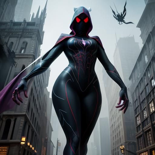 Spider Gwen as Colossal Giant Woman