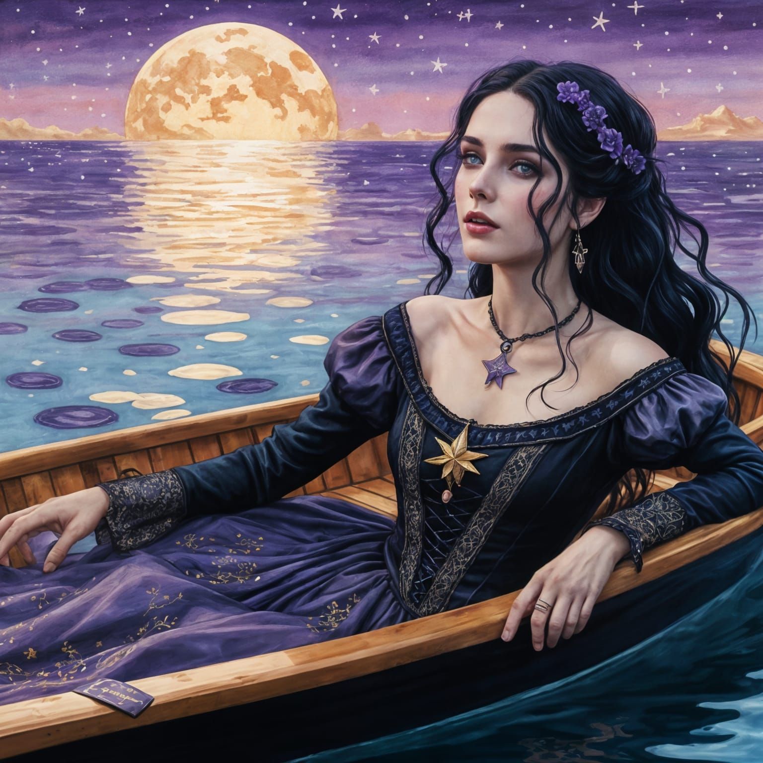 Anna Speckhart as 
Yennefer of Vengerberg
goes boating