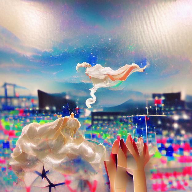 Abstract Dreamscape Generated by AI