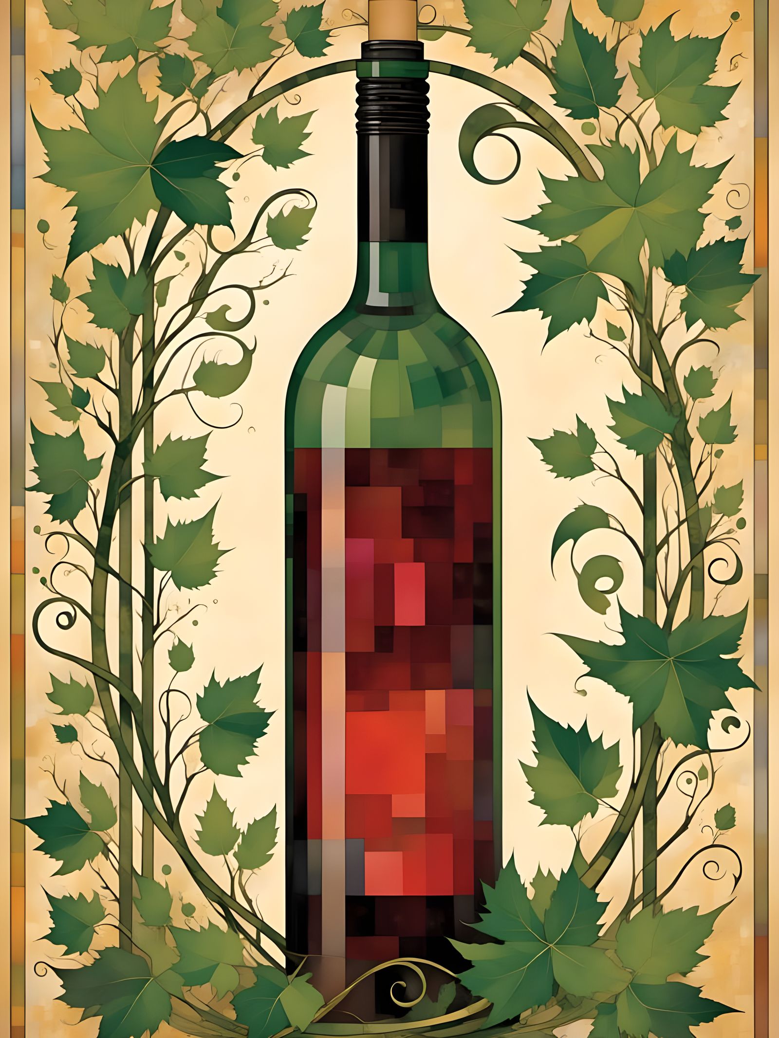 A bottle of Red