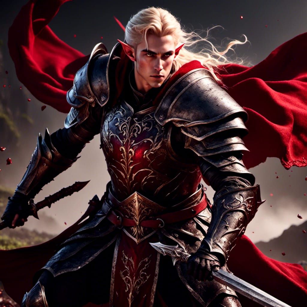 Male Blood Elf Blood Knight