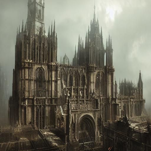 Warhammer 40k Gothic Architecture on Dom Luis Bridge