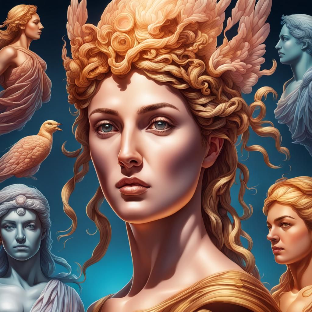Anatomy of Aphrodite, Hera, and Athena: Dissection Illustrat...