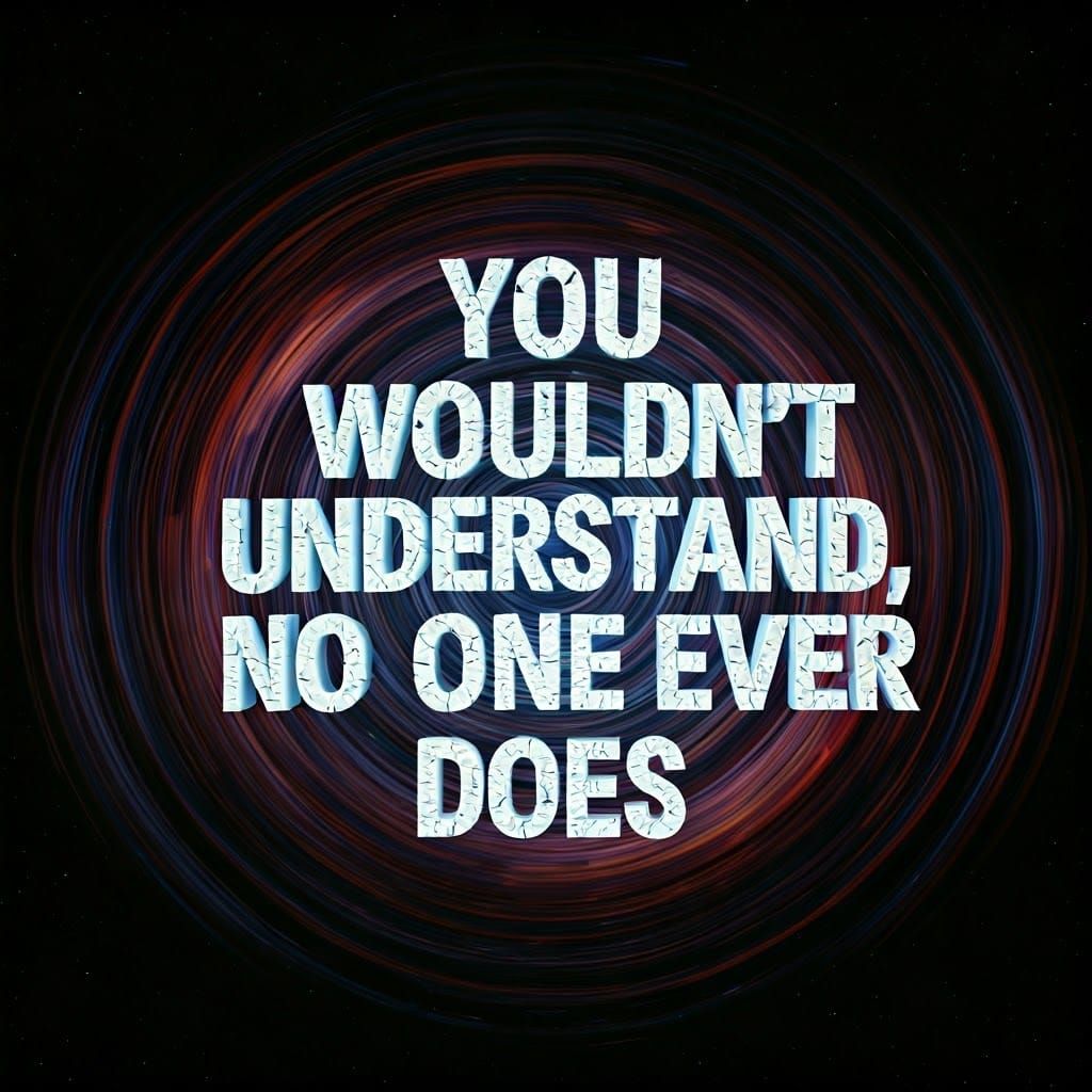 Electrified Typography in a Kaleidoscopic Vortex