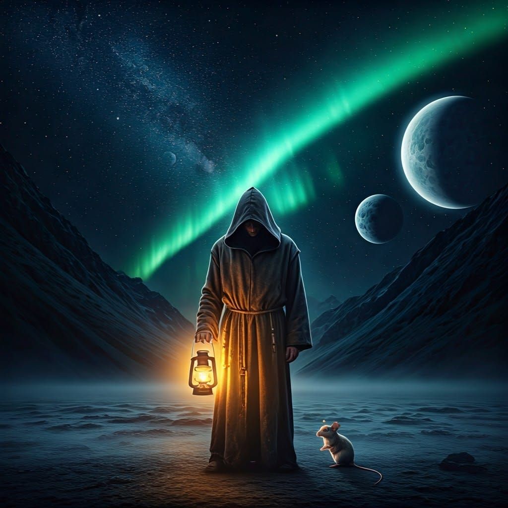 Eerie Friday the 13th Night Sky Photograph