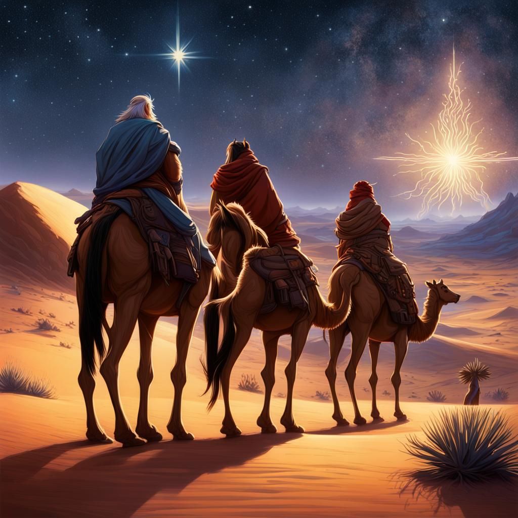 Three Wisemen's Journey: A Digital Comic Art