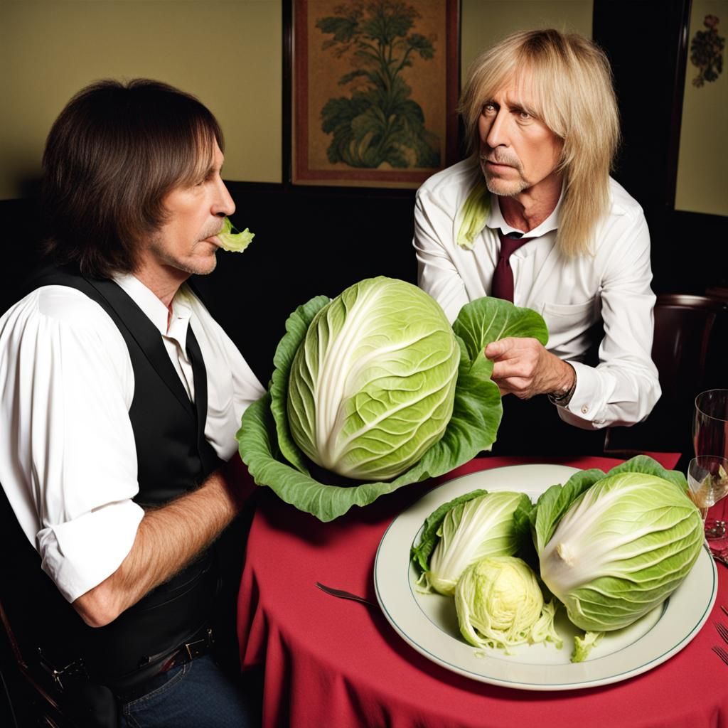 Woman Demands Cabbage From Waiter