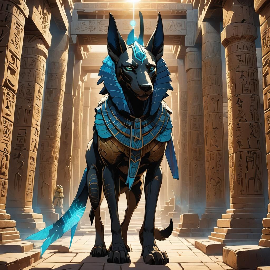 Anubis in Karnak: Japanese Manga Anime Key Visual