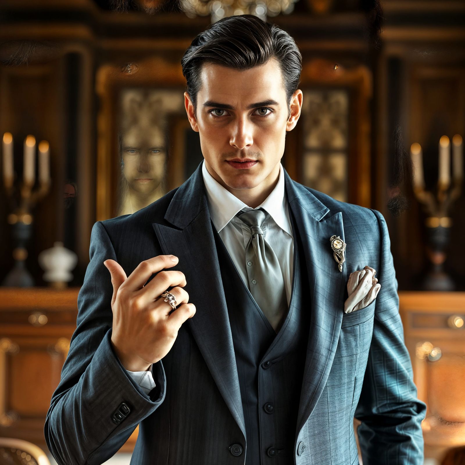 Regal Daeva Vampire Udo Bruckheimer in Elegant Aristocratic ...