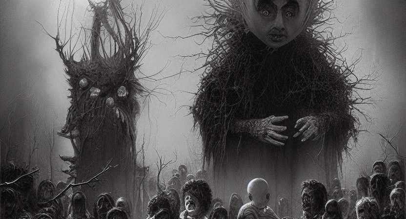 Terrifying South Park Characters in a Sinister Art Style