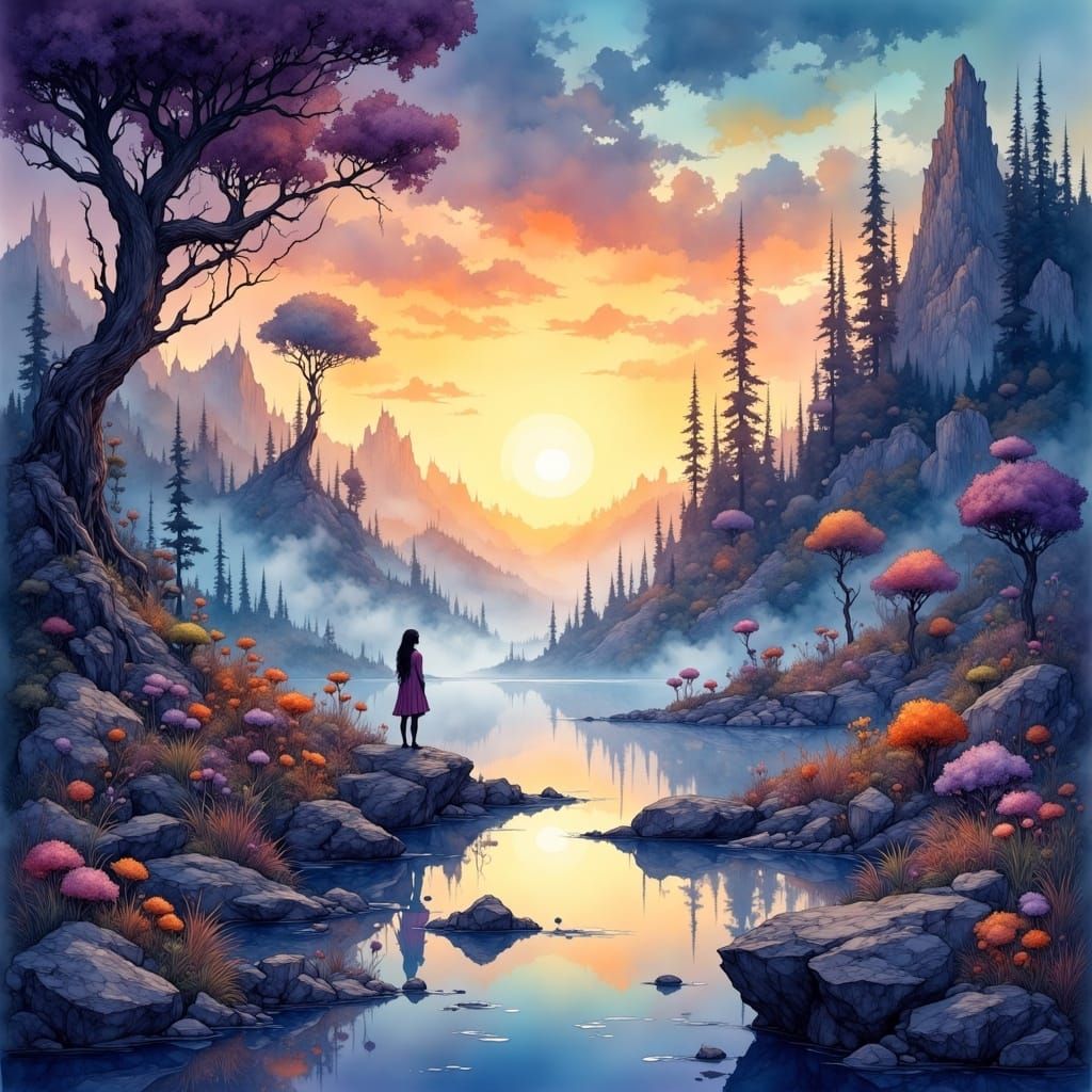 The fog has settled and the land is free