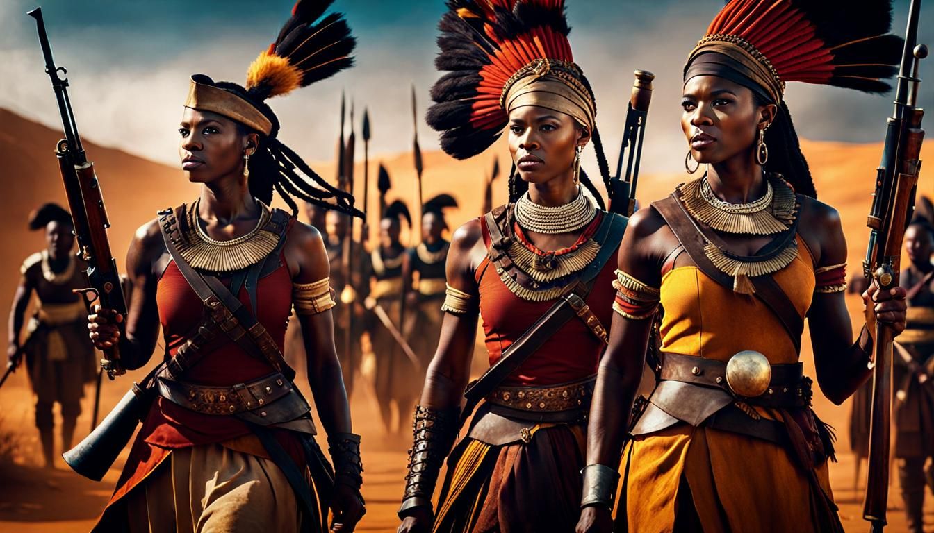 All-Female Dahomey Mino [aka "Amazon"] Regiment