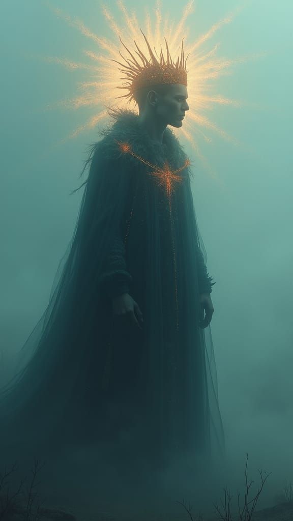 An unseen King, unformed soul of creation,
A nurse and heale...