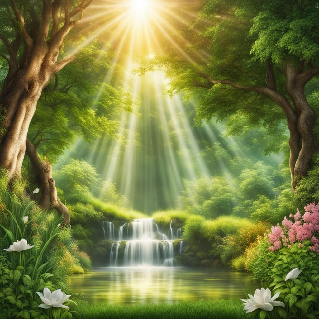 Utopic Eden: Tree of Life in Paradise