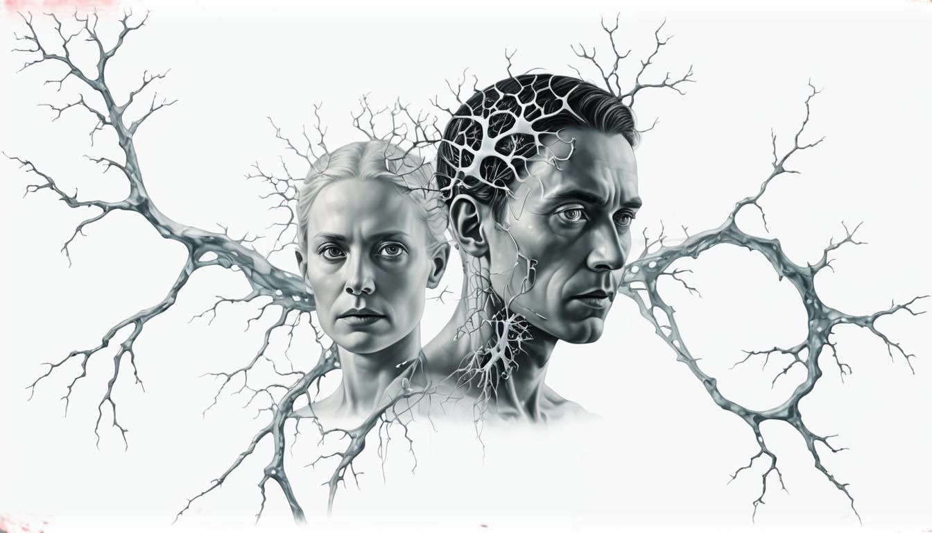 Luminous Surreal Portrait Radiating Warm Light