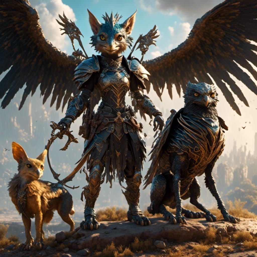 female Urd (Kobold) with pet's