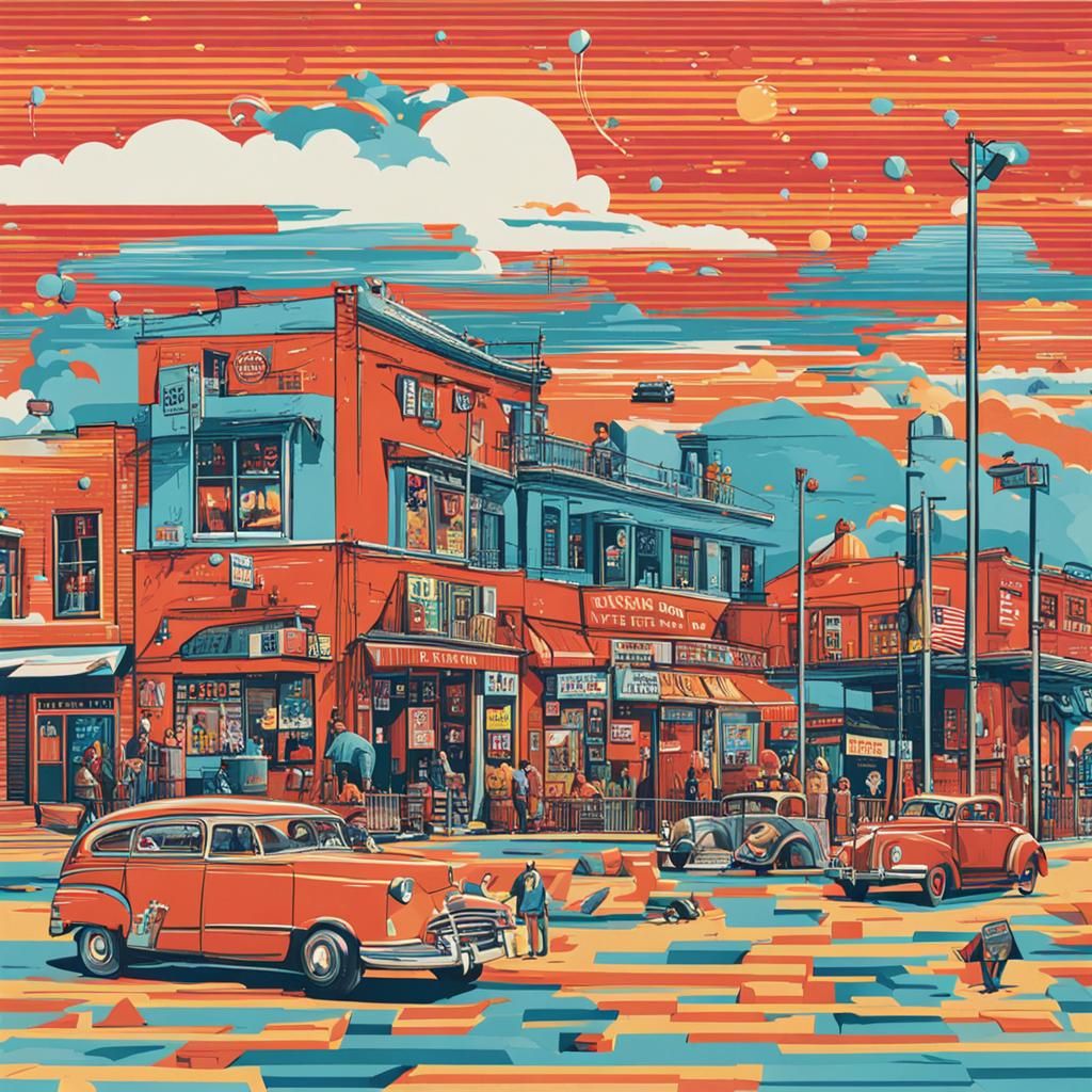 Relaxing Landscape Generated from 'The Weekend is Here'