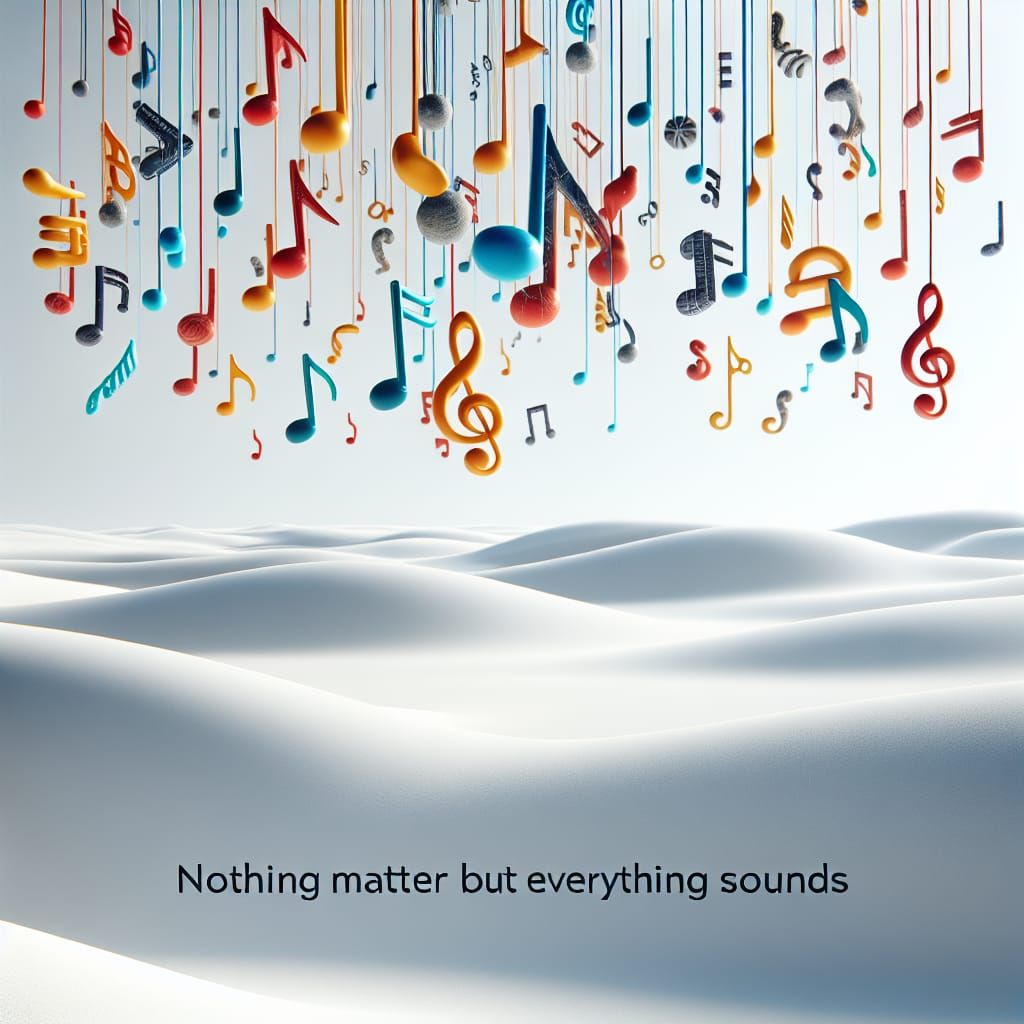 Abstract Scene: Nothing Matters, Everything Sounds