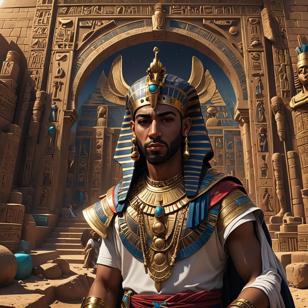 Egyptian Rapper Album Cover in Hip Hop Style