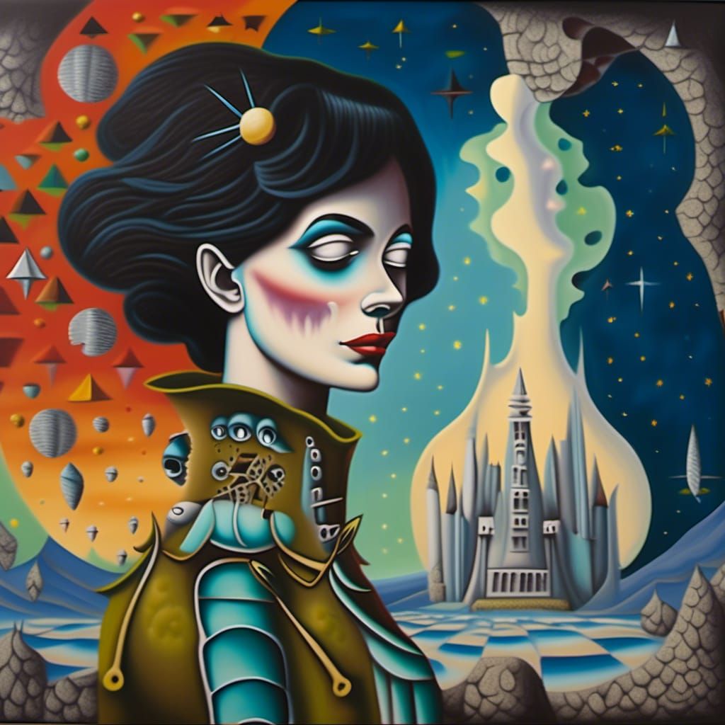 Eva Green as Surrealist Aviator on Alien Planet