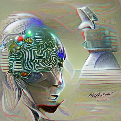 AI Generated Image from Blank Prompt