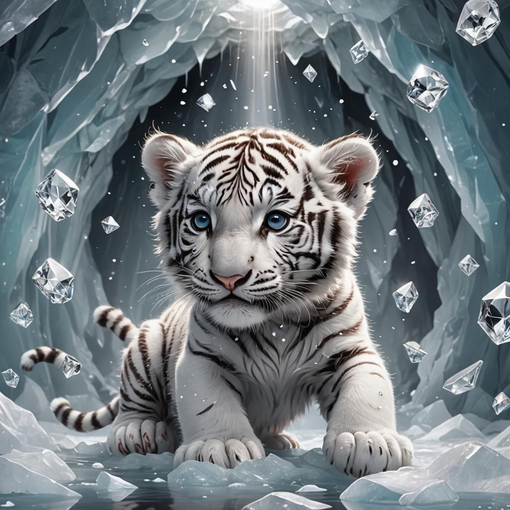 baby white tiger