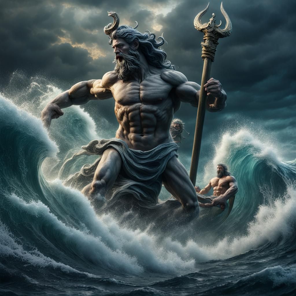 King Triton, making waves
