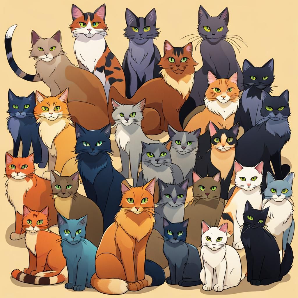 Warrior Cats Digital Art