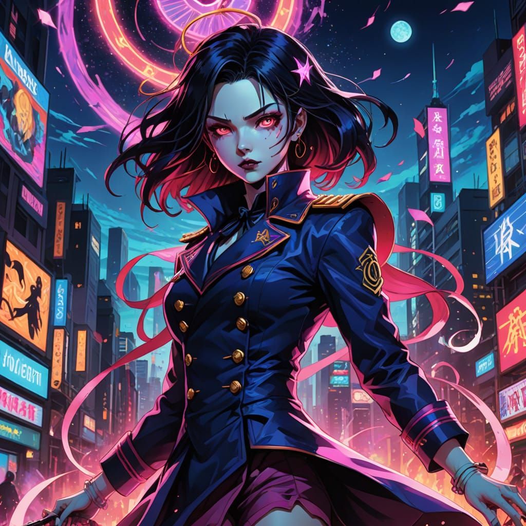 Sailor Manson, Champion of Anarchy in Vibrant Dreamscape