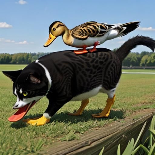 Duck Hunts Cat