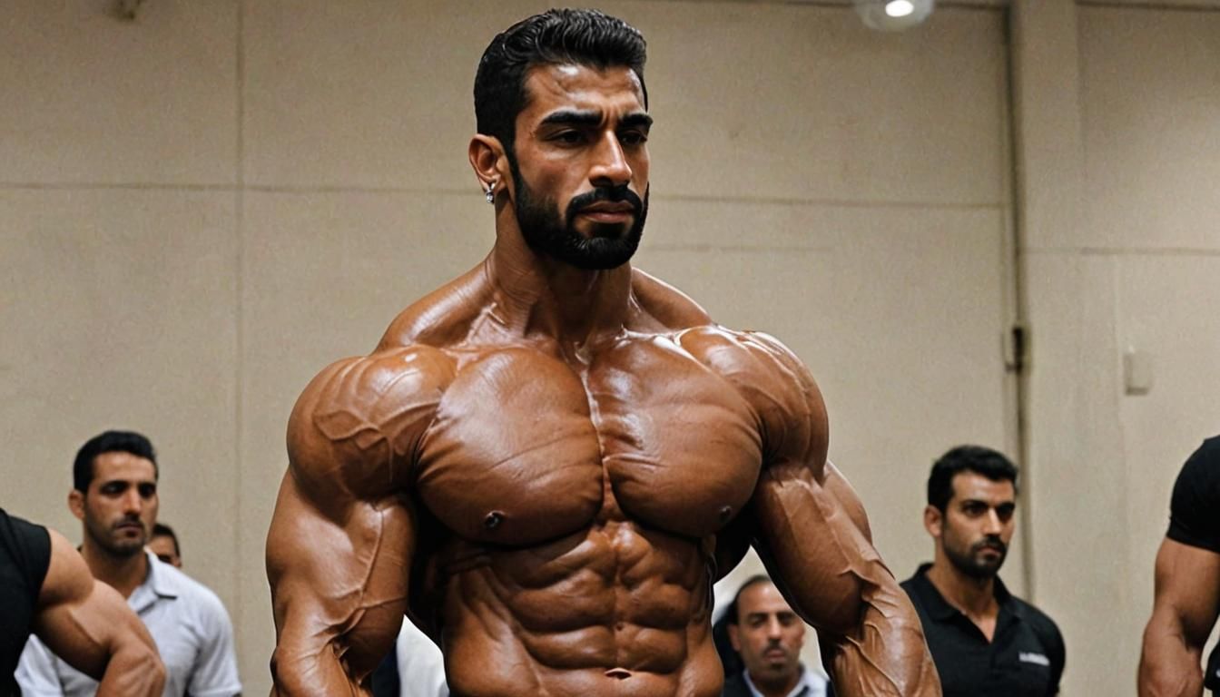 Alpha Arab Bodybuilder: A Study in Adoration