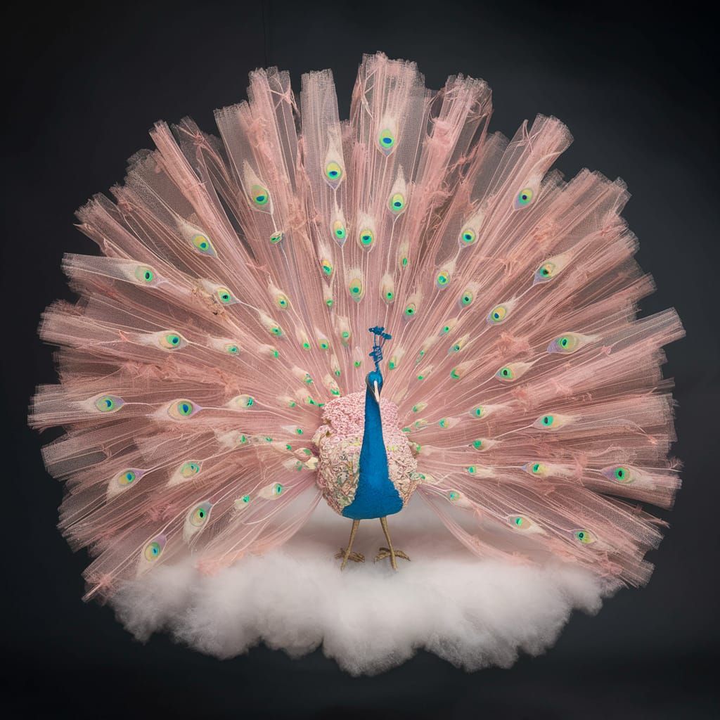 Pink peacock