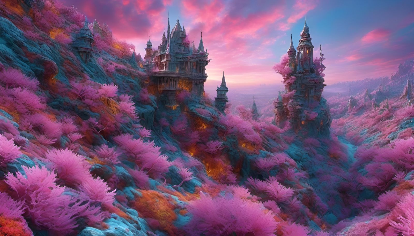 Luminescent Bacteria Community in 3D Fractal Design