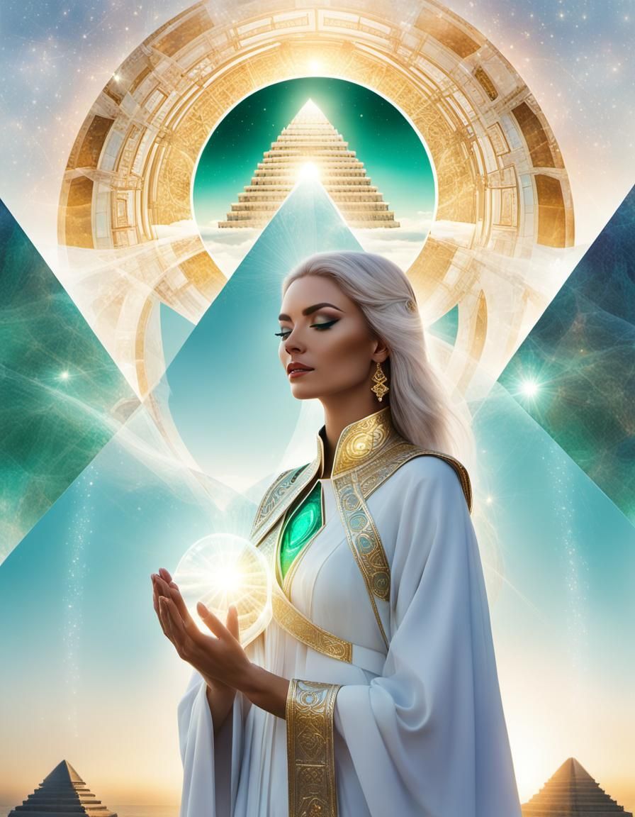 Nordic Princess Ascension Ceremony in Double Exposure