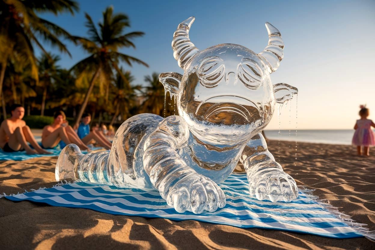 Ice Monster's Nightmare Tropical Vacation