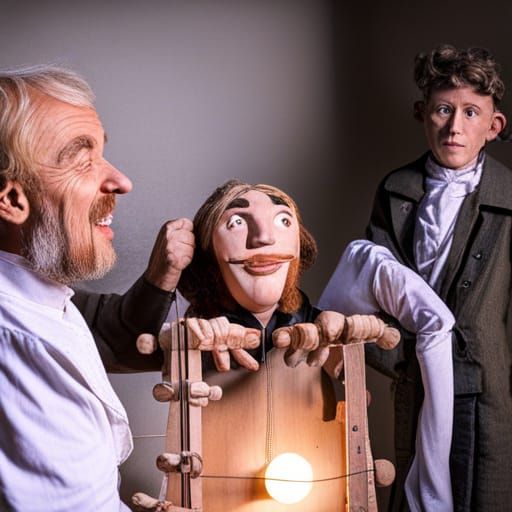 Geometric Mechanical Puppets in Toon Style