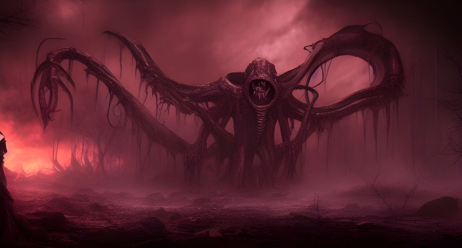 Lovecraftian Elder God in a Post-Apocalyptic World