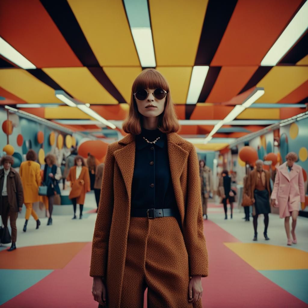 Gen X Hippie Chick in Mary Quant Fashion