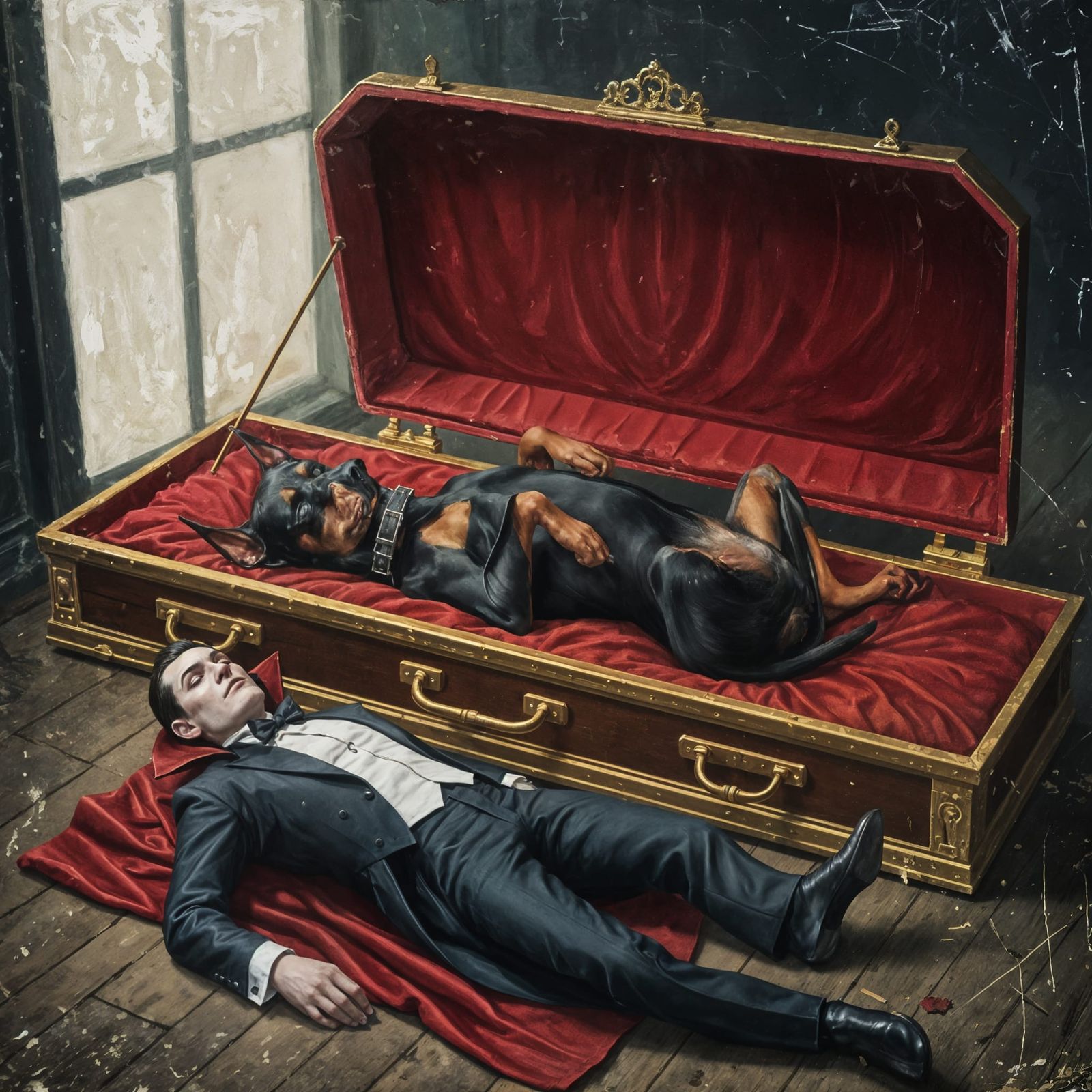 If Dracula had a Dobermann