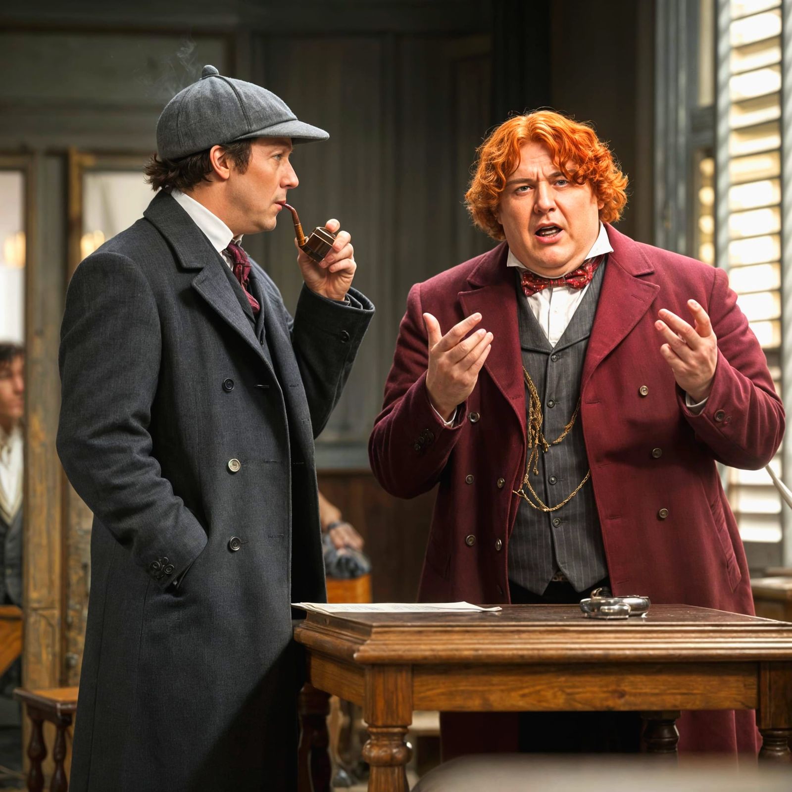 Sherlock Holmes Investigates the Red-Headed Enigma