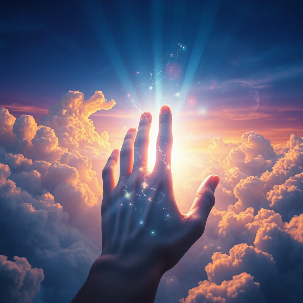 Divine Radiance Illuminates Celestial Realms