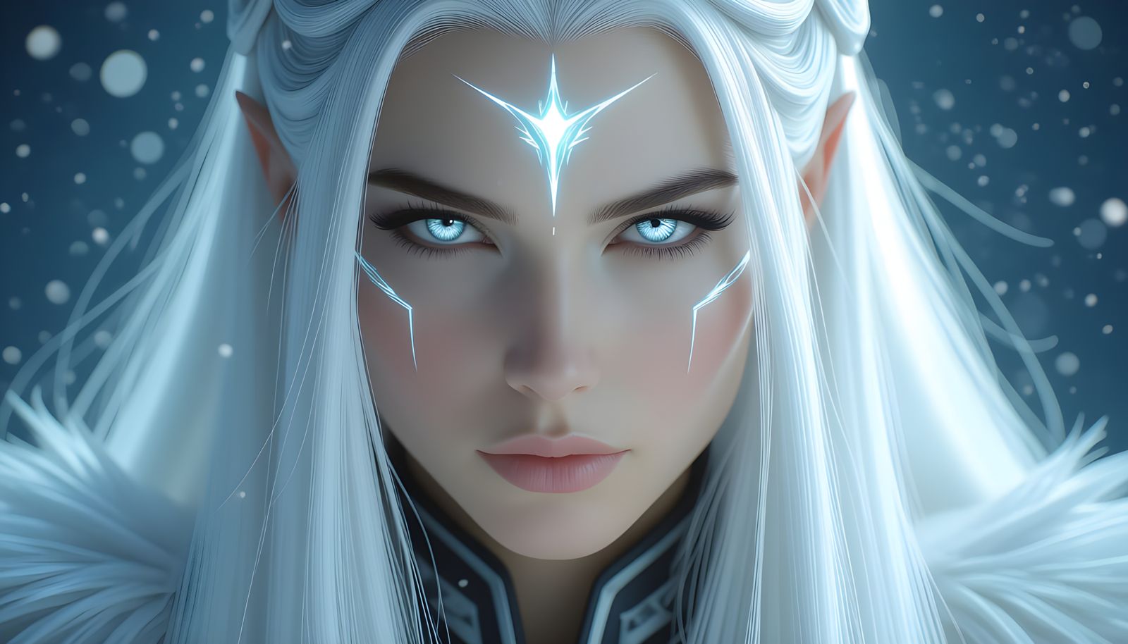 Radiant Warrior Alina: Majestic Female Portrait