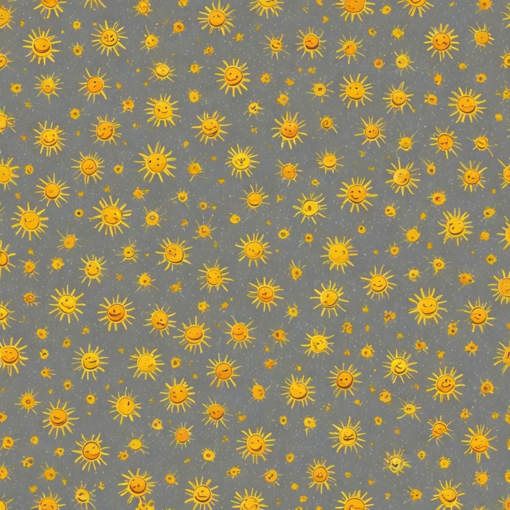 Smiling Sun Illustration