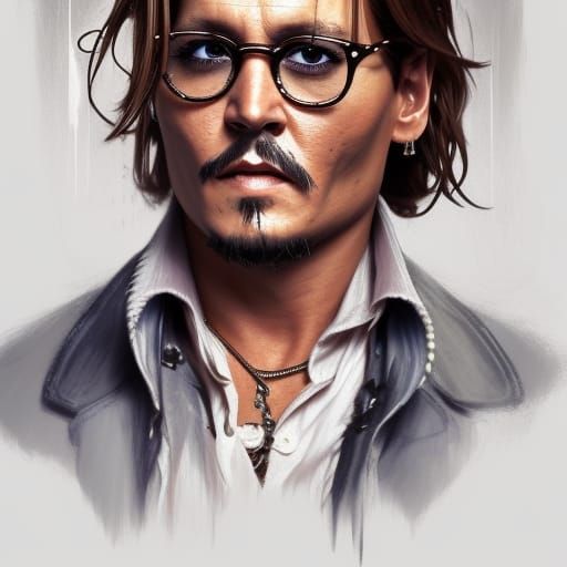 Detailed Anime Portrait with Dynamic Lighting