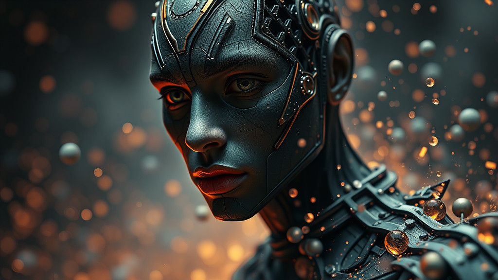Hyperrealistic Macro Sci-Fi Interface in Octane Render