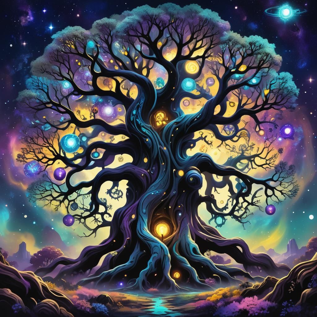 Eldritch Tree Sustaining the Chaos Universe