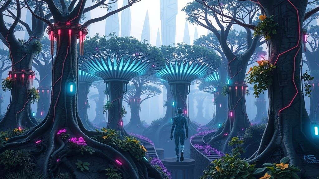 Bionic Forest: Nature and Tech in Harmony